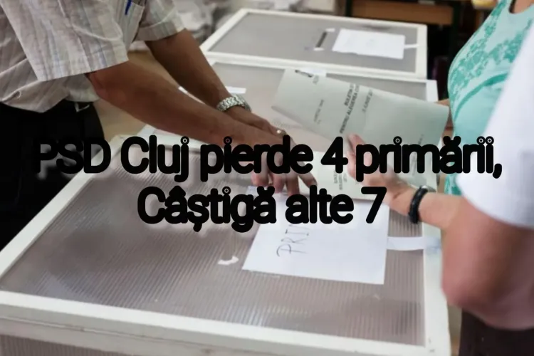 Rezultate ALEGERI Cluj 2024: PSD Cluj pierde patru primării, între care Apahida și Beliș, dar câștigă alte șapte din județul Cluj