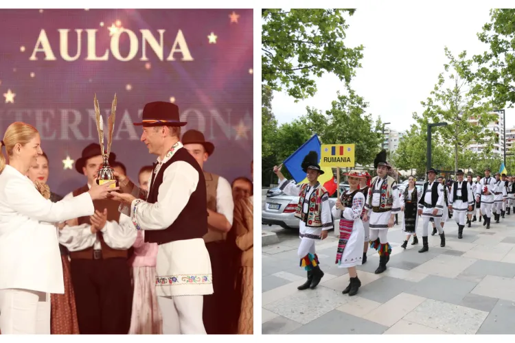 Ansamblul Folcloric „Românașul” al UTCN a câștigat marele trofeu în Albania: „O performanță plină de energie și muzică frumoasă”