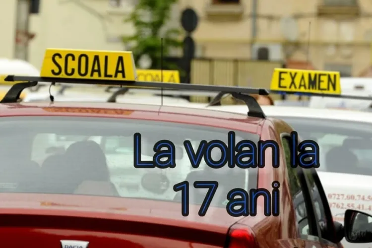 Știai că te poți urca la volan de la 17 ani și totul este legal? Vezi ce condiții există, însă, ca să nu te alegi cu dosar penal