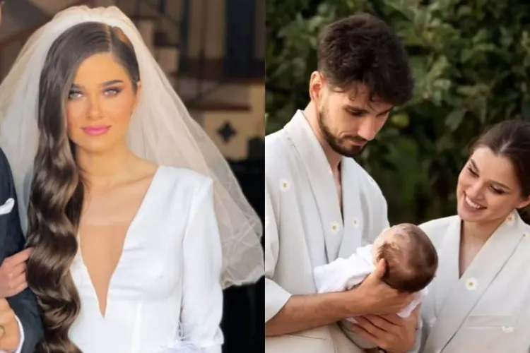 Theo Rose și Anghel Damian, în sfârșit, în fața altarului. Cei doi au deja un copil, care a împlinit recent un an. Acum sunt gata pentru marele pas-FOTO