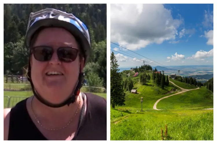 O turistă străină, copleșită de frumusețea și măreția unui loc din Ardeal: „Este umitor! Priveliştea, vremea… Este atât de frumos”