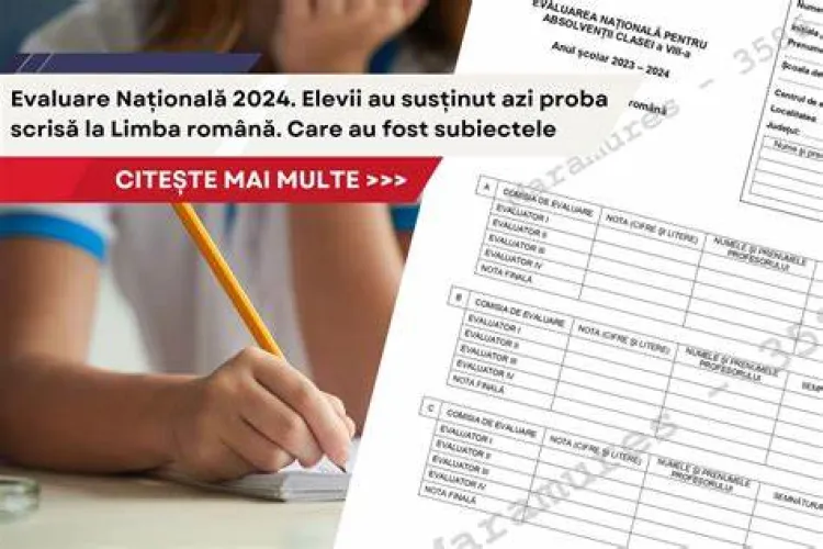 Ce cuvânt le-a dat bătăi de cap astazi elevilor la Evaluarea Națională, la proba de Limba română. Mulți scriu greșit pluralul cuvântului