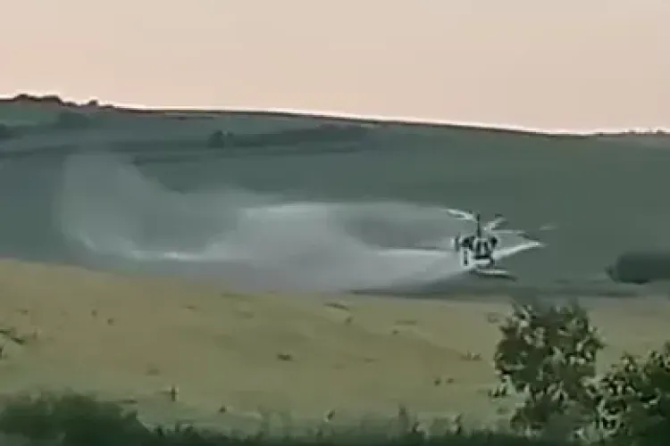 Revoltă și teamă printre clujeni, după ce s-au aruncat erbicide din elicopter: „Periculos pentru toată lumea/ Se usucă tot. Nimic BIO!” VIDEO