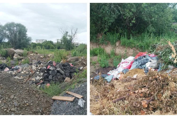 Garda de mediu nu se grăbește să curețe Parcul Est din Cluj: ,,Moloz și materiale de construcții sunt depozitate pe câteva hectare” -  FOTO