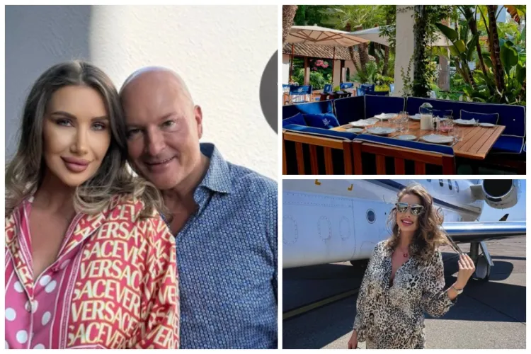 Concediu de vis pentru Arpad Paszkany și frumoasa lui iubită! Fostul patron de la CFR nu ratează nicio ocazie să o răsfețe pe Antonela - FOTO 