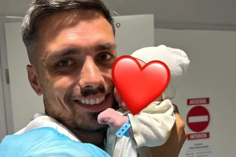Vlăduța Lupău a născut al doilea copil. Mesajul emoționant transmis de Adi Rus, fost portar la CFR Cluj: „Sunt cel mai bogat om de pe pământ”