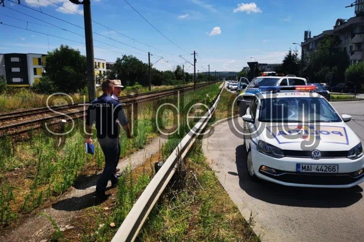 Cluj: Ce spun polițiștii despre teribilul accident de sub podul IRA. Un clujean a murit după ce a fost lovit de tren