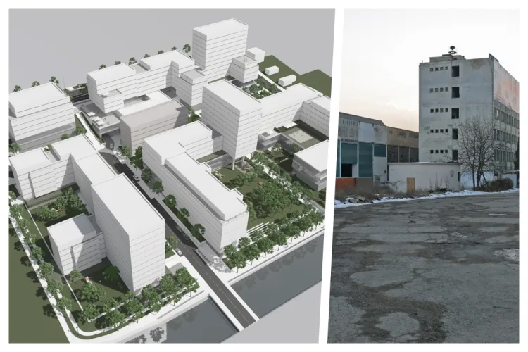 O mare fabrică, fost simbol al Clujului, dispare. În locul ei, pe 3 hectare, se ridică un uriaș complex rezidențial cu cladiri cu până la 11 etaje- FOTO