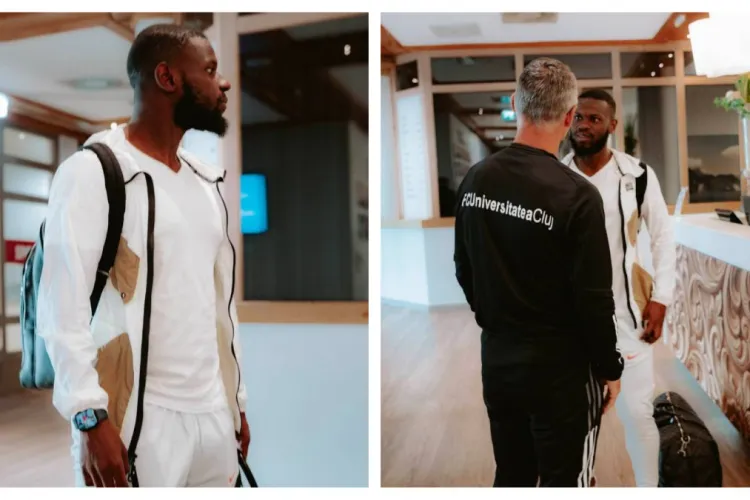 Atacantul senegalez Mamadou Thiam a revenit la Universitatea Cluj. E într-o formă excelentă! - VIDEO