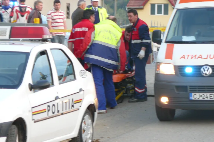 Accident grav in Apahida. Patru persoane au fost ranite, intre care si un minor de 3 ani