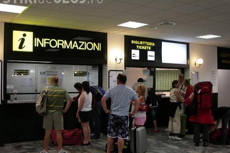 Cursa Cluj-Pisa nu a mai decolat din cauza unei bombe gasite pe aeroport!