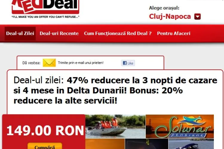 Deal-ul zilei: 149 de lei pentru trei zile de cazare in Delta Dunarii si 4 mese! (P)
