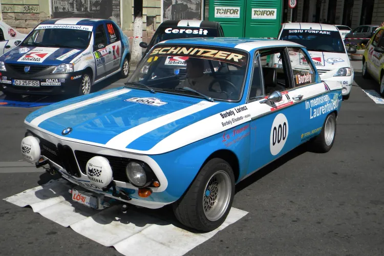 Un BMW din '68, "bijuteria" auto de la Raliul Clujului! Masina costa 50.000 de euro VIDEO si FOTO