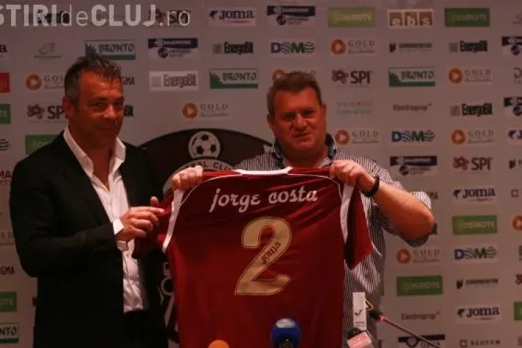 OFICIAL: Jorge Costa este noul antrenor de la CFR Cluj
