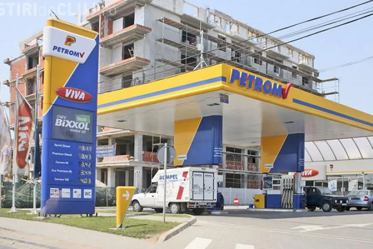 Jaf la o benzinarie Petrom din Satu-Mare! Un barbat cu fata acoperita cu un fular a luat  10 mii de lei, sub amenintarea cutitului!