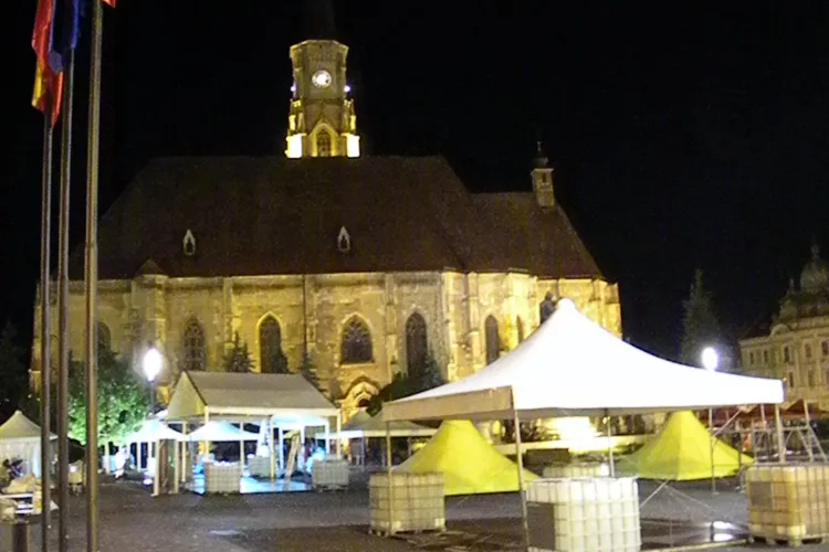 TIFF a pus stapanire pe Cluj! Ultimele pregatiri din Piata Unirii, inspectate de Tudor Giurgiu VIDEO