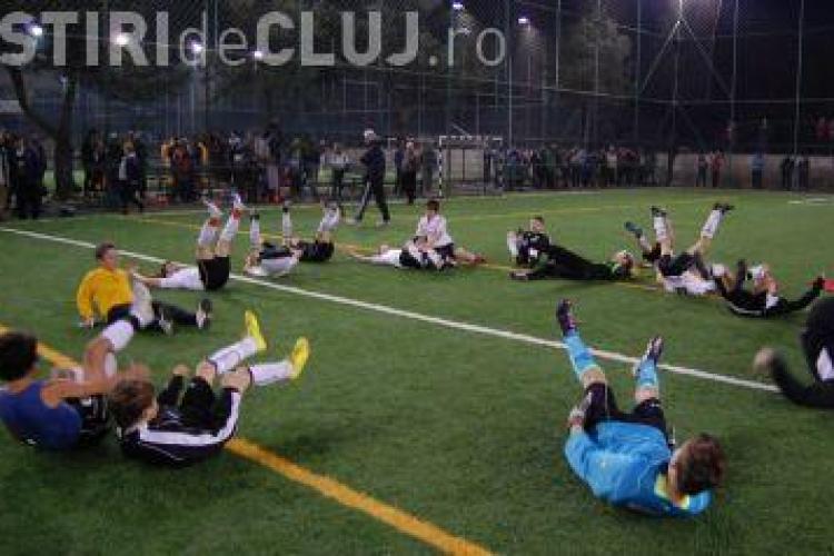 Juniorii Universitatii Cluj au castigat Cupa Hagi la fotbal