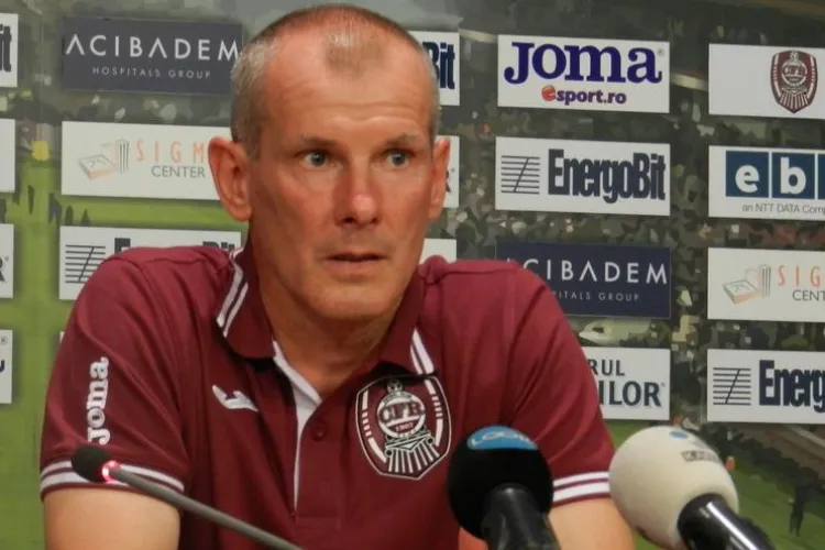 Situația tensionată dintre tehnicianul Francisc Dican și CFR Cluj: Le-am spus băieților în vestiar că mai rău de atât nu poate fi