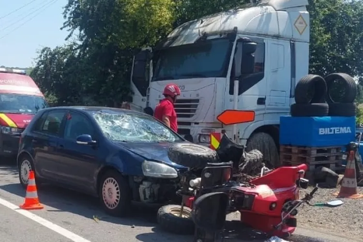 Un clujean a făcut accident cu ATV-ul după ce a încalcat tot Codul Rutier: Nu avea permis, era băut, iar ATV-ul era neînmatriculat. A ajuns la spital