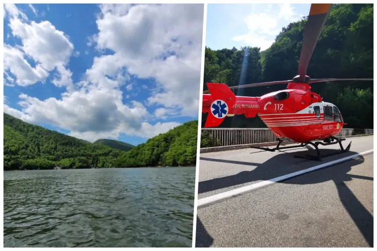 Tânărul de 18 ani scos din lacul Tarnița din Cluj s-a stins din viață. A intrat în stop cardio-respirator înainte ca elicopterul SMURD să decoleze - VIDEO
