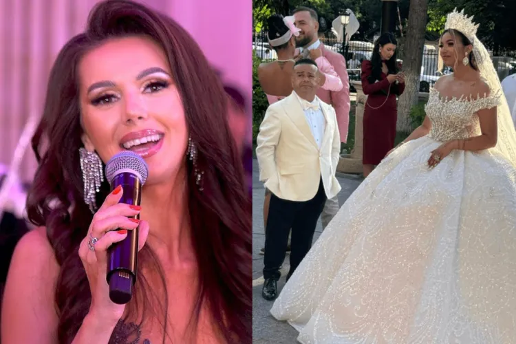 Georgiana Lobonț a făcut atmosferă la nunta fiicei lui Adrian Minune. Tânăra a avut o nuntă cu 1000 de invitați