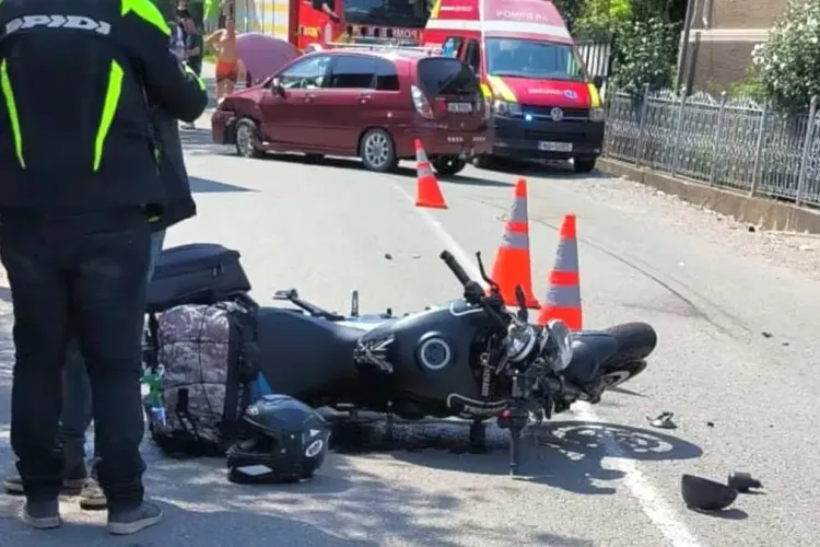 O motociclistă s-a stins din viață după un grav accident rutier în județul vecin . Medicii nu au mai putut face nimic
