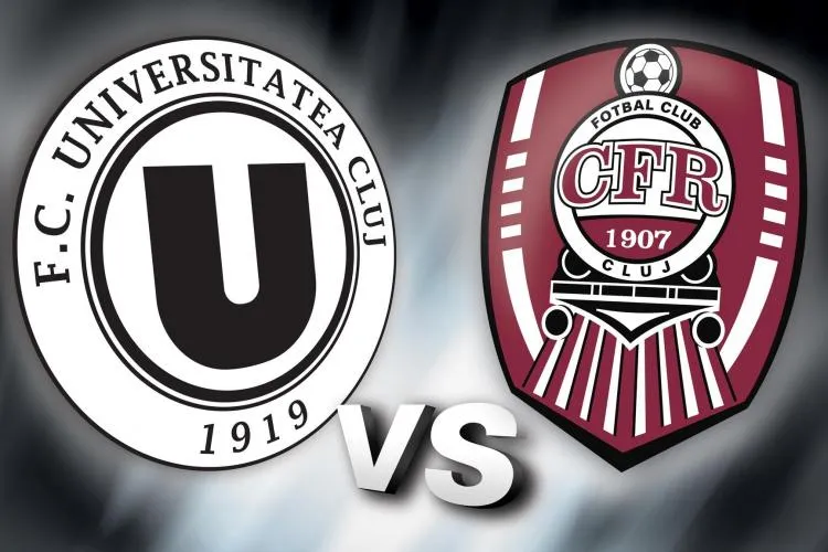 „U” Cluj și CFR Cluj, amendate de Comisia de Disciplină a FRF după derby-ul de la Cluj