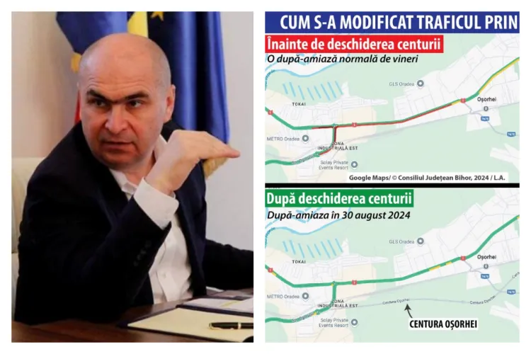 Bolojan, lecție valoroasă pentru administrațiile care doar promit! Efectele centurii pe hartă: „Mai mult timp pentru familie, poluare redusă”