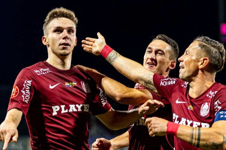 Louis Munteanu, filmat într-un club din Cluj, după meciul cu Hermannstadt. Jucătorul de 2,5 milioane nu a fost afectat de criza de rezultate de la CFR-FOTO