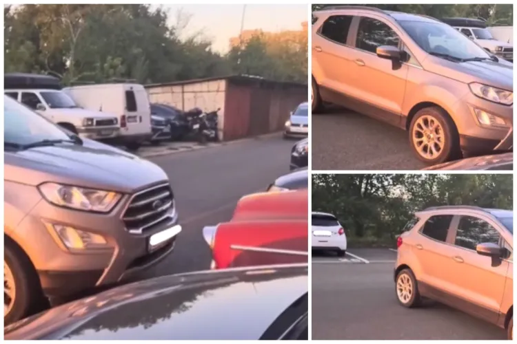 ,,Șoseaua e doar a ta” - O mașină a blocat o bandă de circulație pe o stradă din Cluj. Șoferul a fost de negăsit - VIDEO 