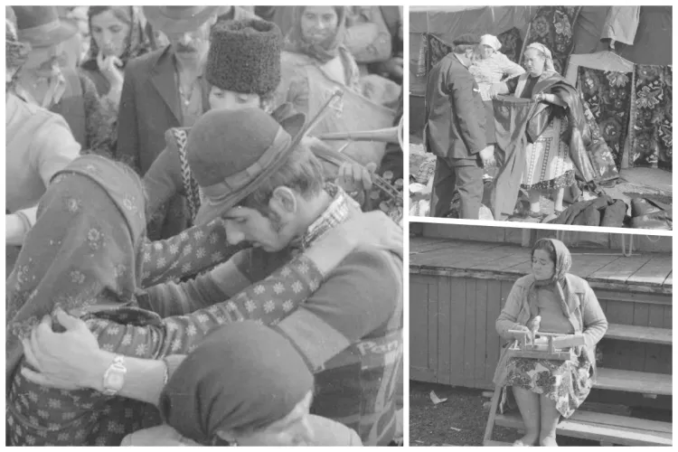 Fotografii fabuloase cu Târgul de la Negreni de acum o jumătate de secol! Ardelenii se prindeau în dansuri populare la „Târgul de la Fechetău” FOTO