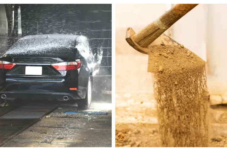 Spălatul mașinii nu merită pentru un clujean. Praful făcut de constructorul unui proiect imobiliar îi murdărește la loc autoturismul: ,,Nu e normal”