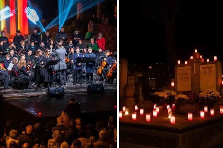 FOTO/VIDEO. Peste 3.000 de clujeni la concertul de Luminație din Cimitirul Central! Requiem-ul lui Cherubini, în premieră la Cluj
