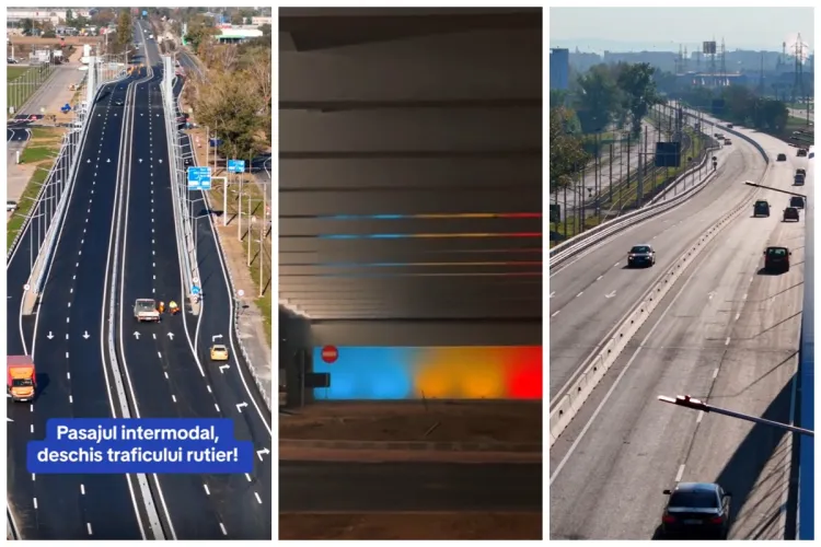La Cluj se vorbește, la Oradea se construiește! Cum arată pasajul intermodal de pe Calea Borșului, finalizat în doar 10 luni din cele 20 planificate! VIDEO