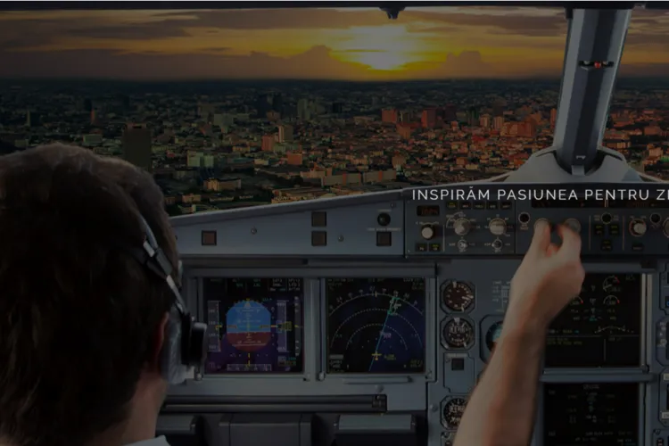 Experiență UNICĂ la Cluj: Poți pilota un Airbus A320, chiar și fără licență! O aventură plină de adrenalină pentru toată familia, de la mic la mare FOTO