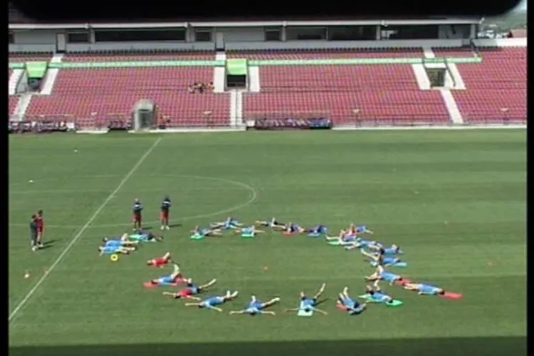 Vezi imagini de la primul antrenament al Universitatii Cluj FOTO si VIDEO