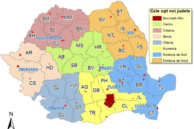 Numele judetului care va avea capitala la Cluj ar putea fi Crisana. Ce parere aveti?