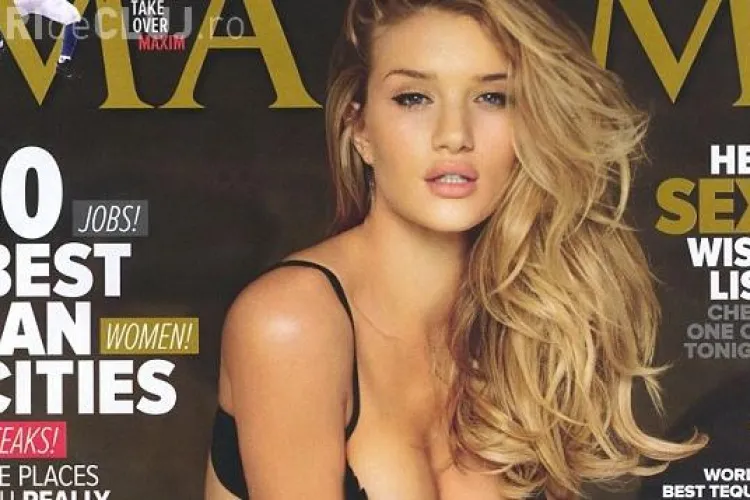 Cea mai sexy femeie din lume apare pe coperta Maxim VEZI FOTO