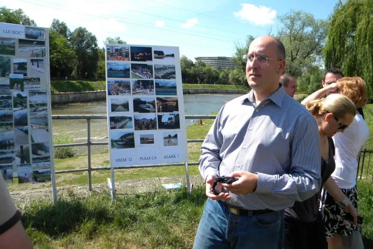 PSD Cluj: Plaja de pe raul Somes, din cartierul Grigorescu, este o rusine VEZI FOTO