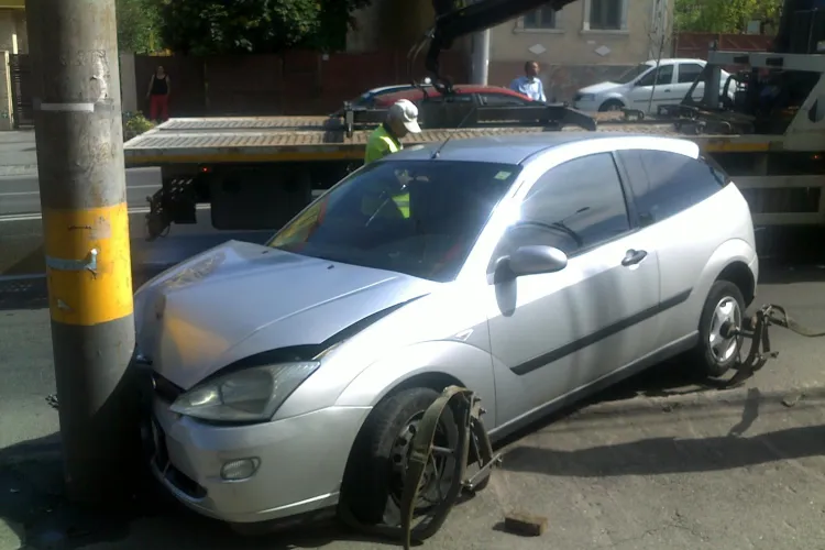 Accident pe Calea Manastur FOTO - STIREA CITITORULUI