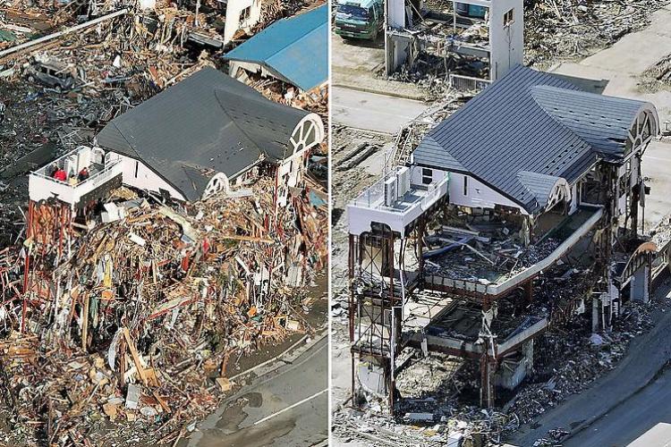 Vezi cum arata Japonia la trei luni dupa cutremur FOTO comparativ