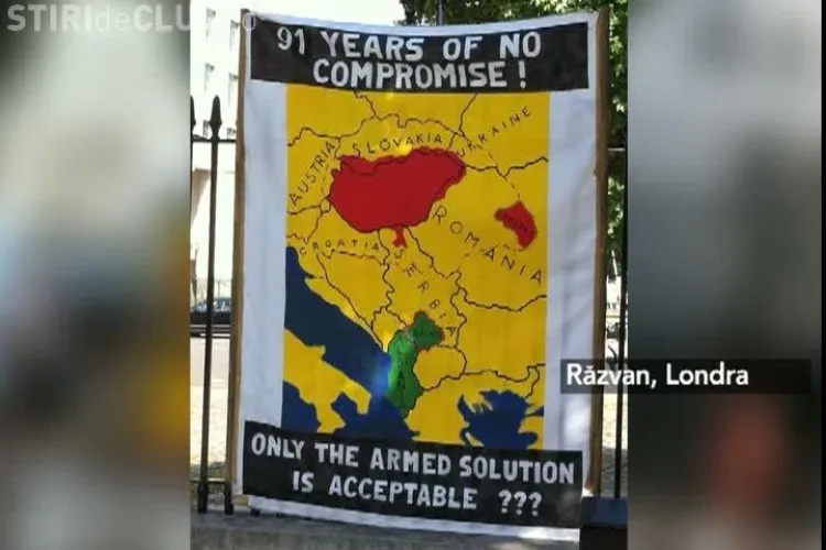 Protest la Londra pentru independenta Tinutului Secuiesc FOTO