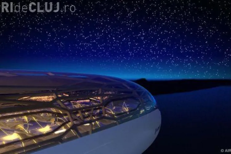 Avionul viitorului va fi transparent - FOTO