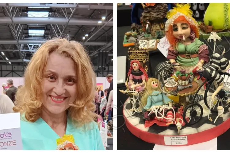 Exclusiv - Clujeanca ce face adevărată artă prin prăjituri. A apărut în The Guardian și a fost îndrumată de chef Dumitrescu: ,,Reprezint țara”