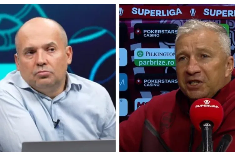 Dan Petrescu, antrenorul CFR Cluj, a fost imitat de Radu Banciu: ,,Ați văzut cum a venit Pafos? Au stat numai la cinci stele, au mâncat numai homar”