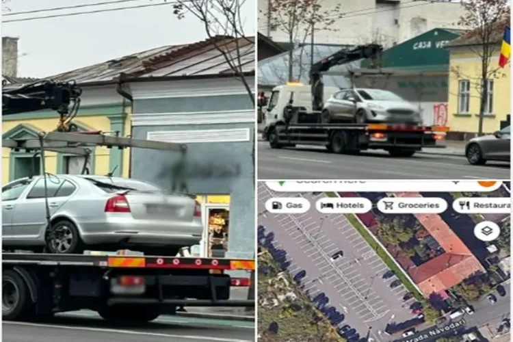 Lupta cu parcările ilegale din Cluj continuă. Șoferii „norocoși” s-au trezit cu mașinile ridicate înainte de Sărbători: „Au plecat” 