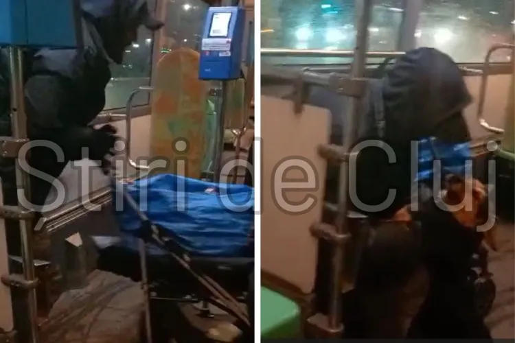 Oraș de cinci stele, miros de groază! Incident neplăcut într-un autobuz din Cluj, după ce a urcat un om al străzii: „Toți călătorii mergeau în spate” VIDEO