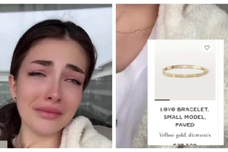 Andreea Bostănică, ,,regina Tik-Tok-ului”, a izbucnit în lacrimi după ce și-a pierdut brățara în valoare de 20.000 de euro. Fanii au reacționat rapid
