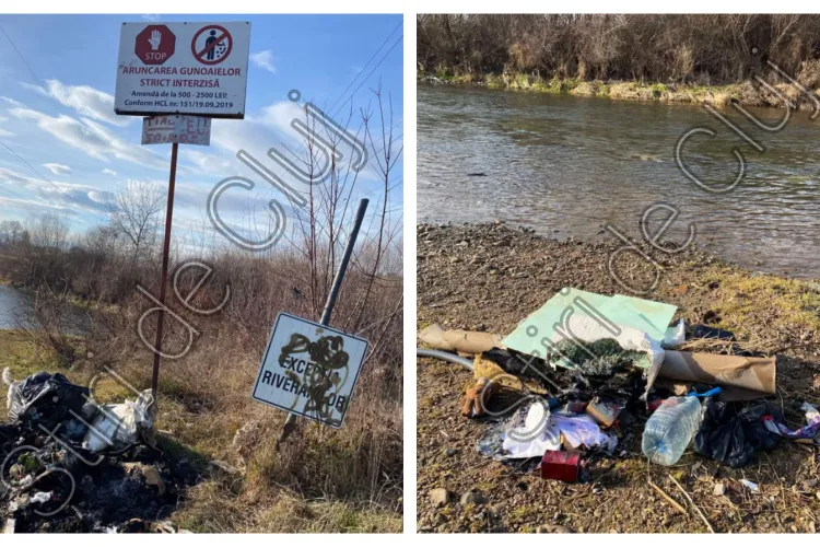Clujenii nu se învață minte! Gunoaiele și mizeriile aruncate pe Someșul Mic, în Florești, au reapărut: ,,Persistă” - FOTO