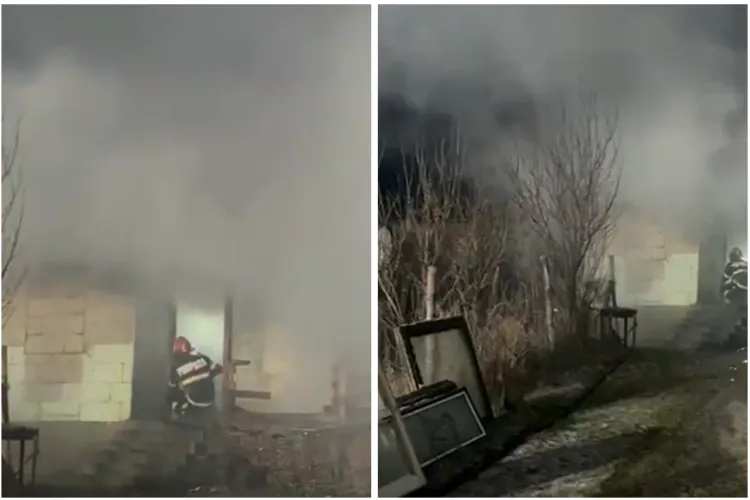 Un clujean a dat foc propriei case, după o ceartă cu mama lui. Incendiul a distrus tot, iar fata de 16 ani a ajuns la spital VIDEO
